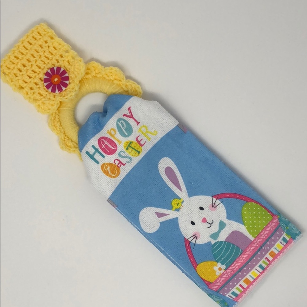 Easter kitchen towel hanger & microfiber towel 🐇